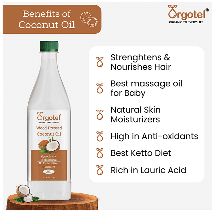 Orgotel Wood Pressed Coconut Oil