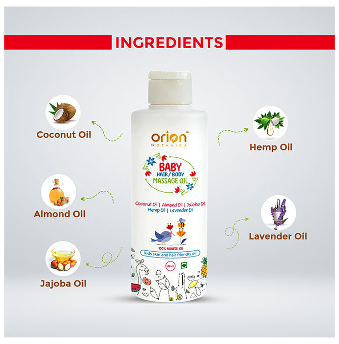 Orion Botanica Baby Hair/Body Massage Oil