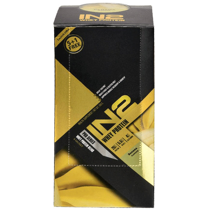 IN2 Whey Protein Sachets (5+1 Free) Banana - Classic Derma