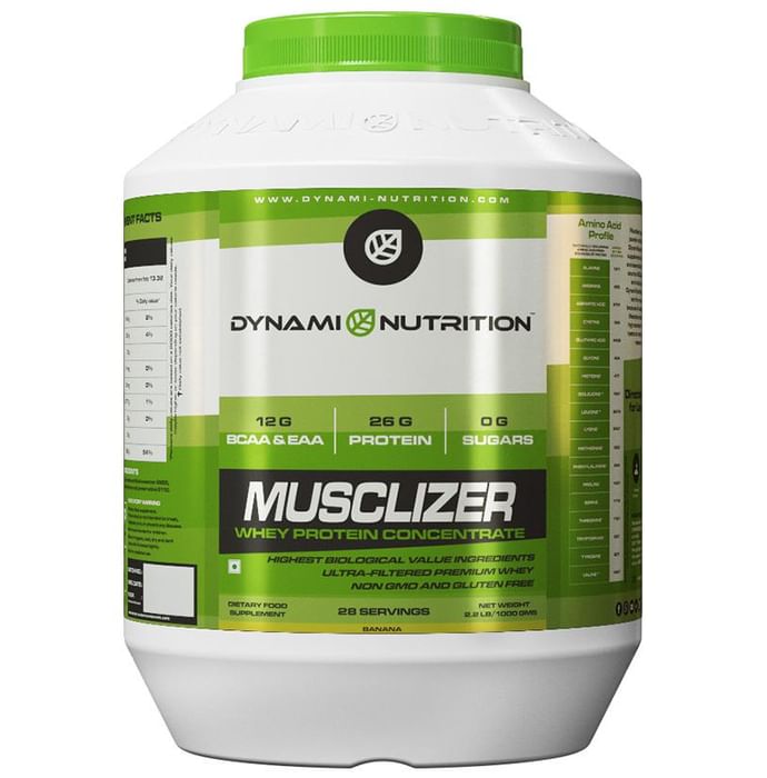 Dynami Nutrition Musclizer Whey Protein Concentrate Banana - Classic Derma