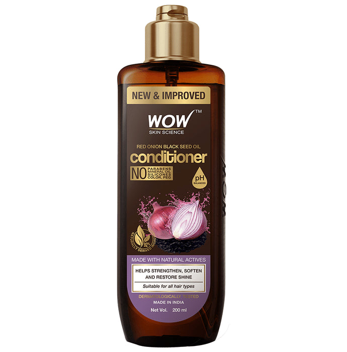 WOW Skin Science Red Onion Black Seed Oil Conditioner - Classic Derma