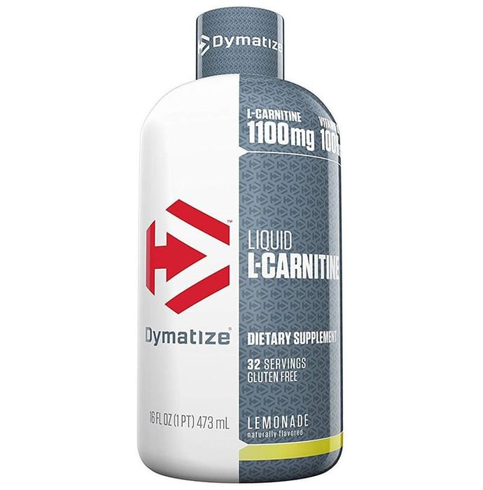 Dymatize L-Carnitine 1100mg for Fat Burning | Flavour Liquid Lemonade - Classic Derma