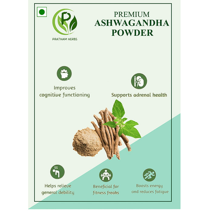 Pratham Herbs Premium Ashwagandha Powder (5gm Each)