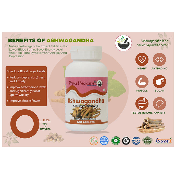 Prima Medicare Ashwagandha Extract Tablet