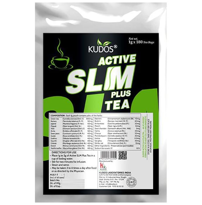 Kudos Slimming Kit (180 Tea Bags Each) - Classic Derma