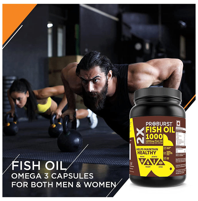 Proburst 2X Fish Oil 1000mg Soft Gelatin Capsule