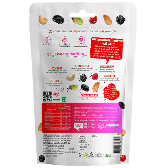Prov Fusion Trail Mix Antioxidant Power