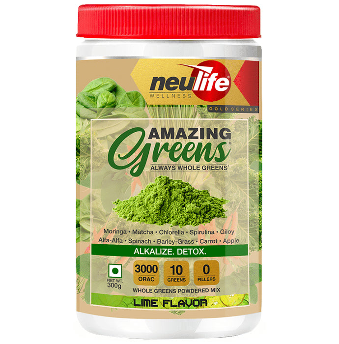 Neulife Amazing Greens Powder Lime - Classic Derma