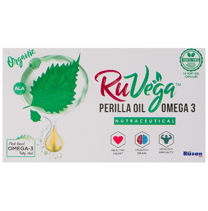 Ruvega Perilla Oil Omega 3 Soft Gel Capsules - Classic Derma