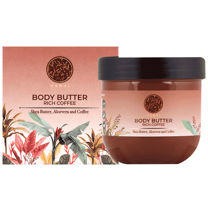 Yahvi Body Butter Rich Coffee Shea Butter, Aloevera and Coffee - Classic Derma