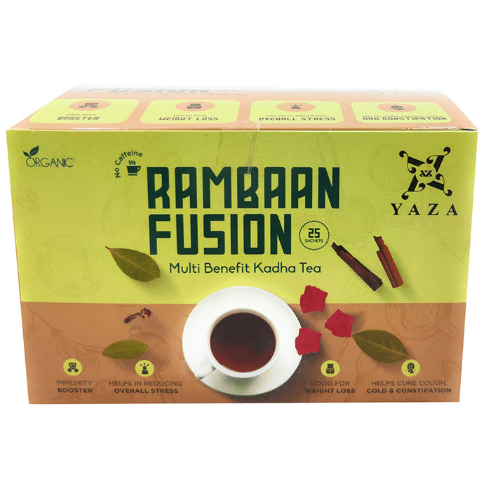 Yaza Rambaan Fusion Organic Tea Sachet (2gm Each) - Classic Derma