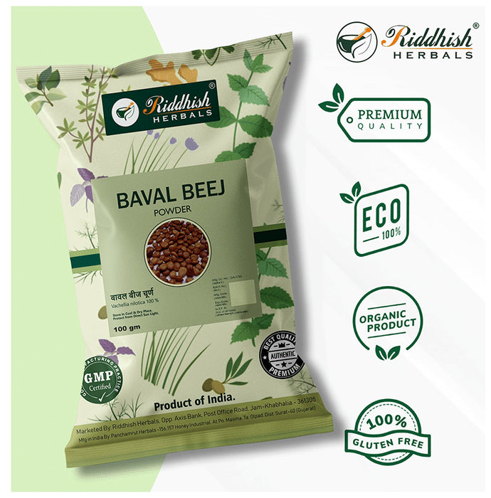 Riddhish Herbals Baval Beej Powder(100 gm Each)