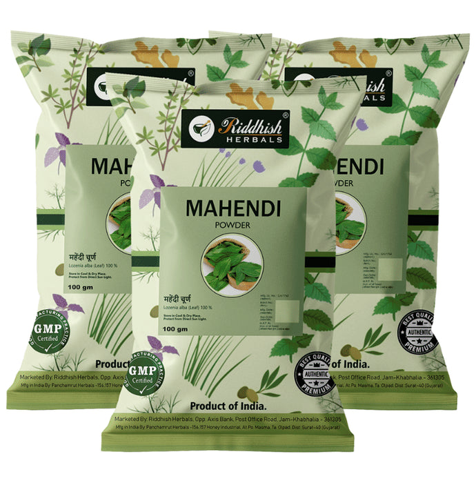 Riddhish Herbals Mahendi Powder(100 gm Each)