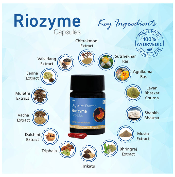 Riozyme Veggie Capsule (10 Each)