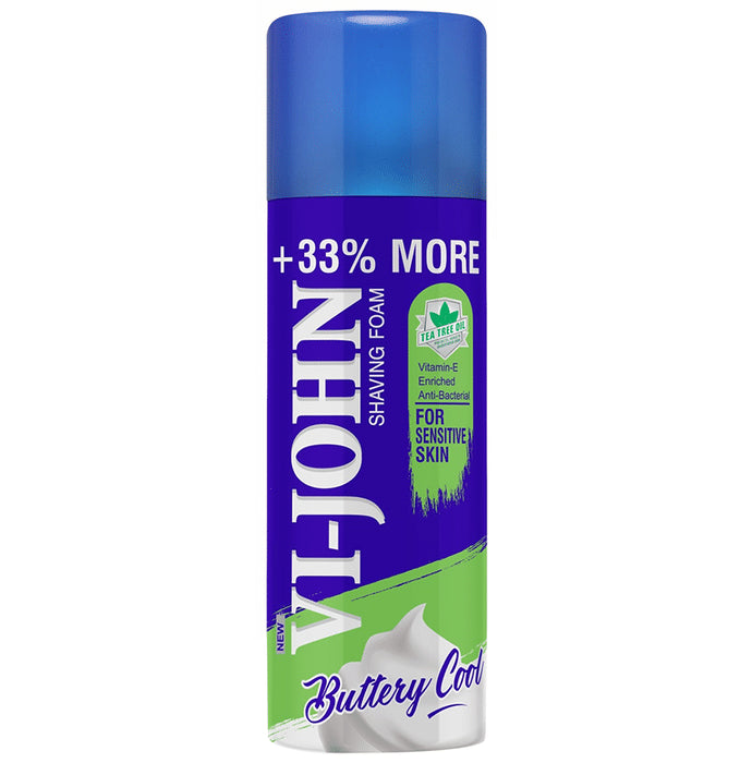 Vi-John Buttery Cool Shaving Foam for Sensitive Skin - Classic Derma