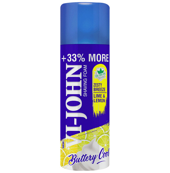 Vi-John Buttery Cool Shaving Foam Lime and Lemon - Classic Derma