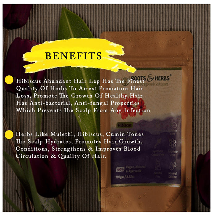 Roots and Herbs Hibiscus Abundant Hair Lep