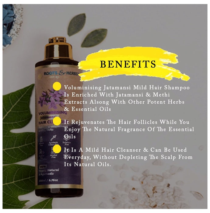 Roots and Herbs Voluminising Jatamansi Hair Cleanser