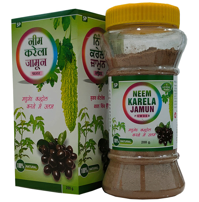 S.P Pharmaceuticals Neem Karela Jamun Powder (200gm Each)
