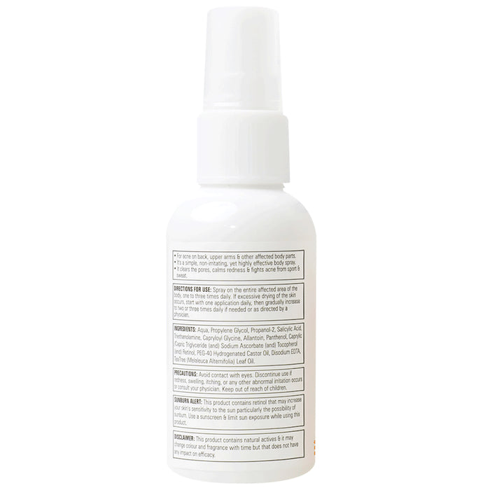 Salyzap Body Spray for Body Acne | Unclogs Pores & Fights Acne