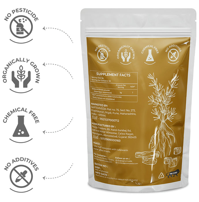 Saptamveda Premium Shatavari Powder