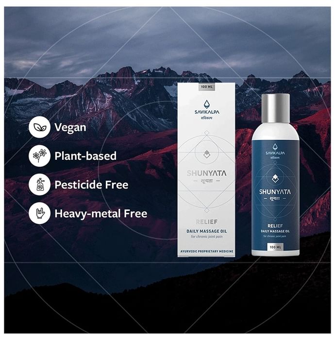 Savikalpa Shunyata Relief Daily Massage Oil (100ml Each)