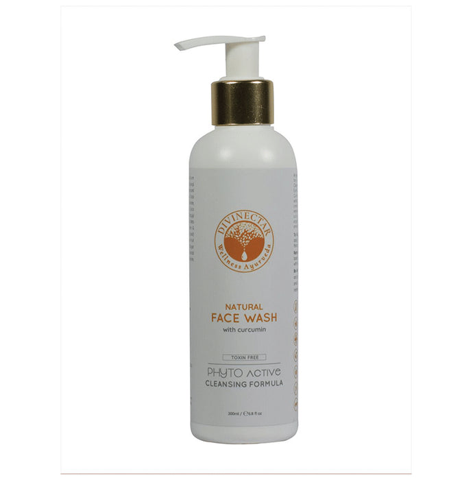 Divinectar Natural Face Wash with Curcumin - Classic Derma