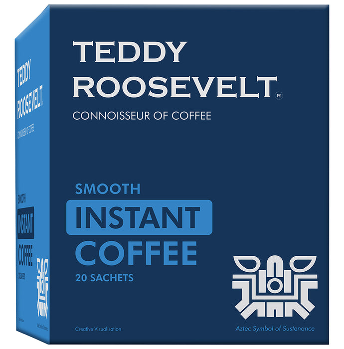 Teddy Roosevelt Smooth Instant Coffee Sachet (2.5gm Each) - Classic Derma