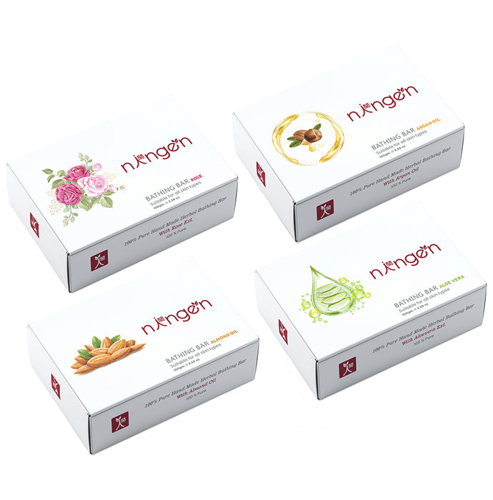Ningen Bathing Bar (100gm Each) Buy 3 Get 1 Free - Classic Derma