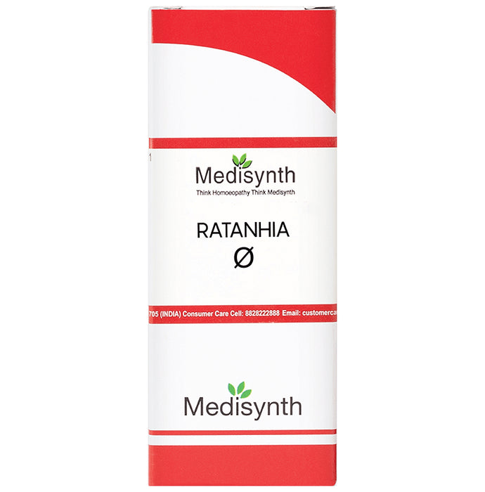 Medisynth Ratanhia Mother Tincture Q - Classic Derma