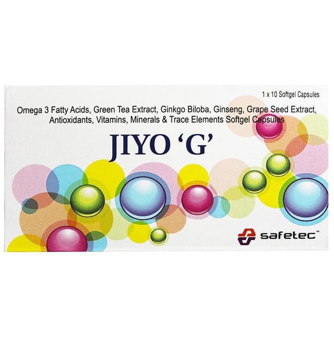 Safetec Jiyo 'G' Softgel Capsule - Classic Derma