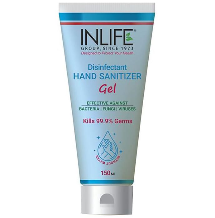 Inlife Disinfectant Hand Sanitizer Gel (150ml Each) - Classic Derma