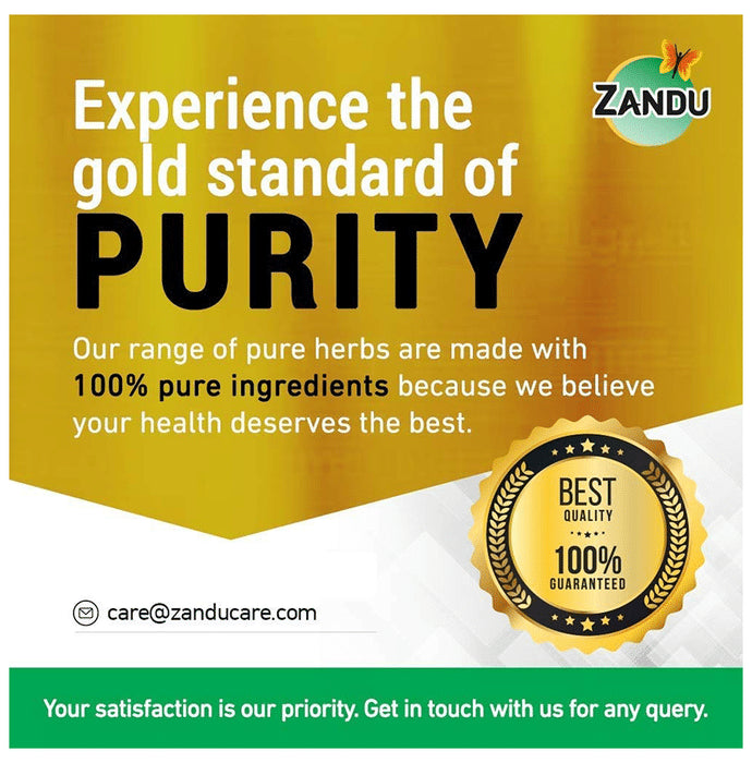 Zandu Vitality Booster Capsule | Ayurvedic Formula for Stress Relief, Stamina & Energy