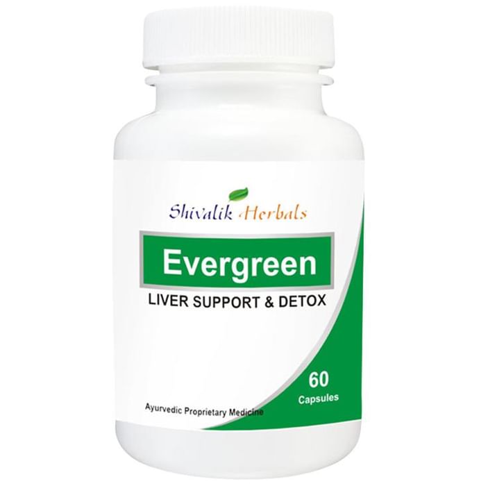 Shivalik Herbals Evergreen 500mg Capsule Pack of 2 - Classic Derma