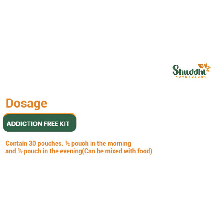 Shuddhi Ayurveda Deaddiction Churna Sachet (3.5 gm Each)