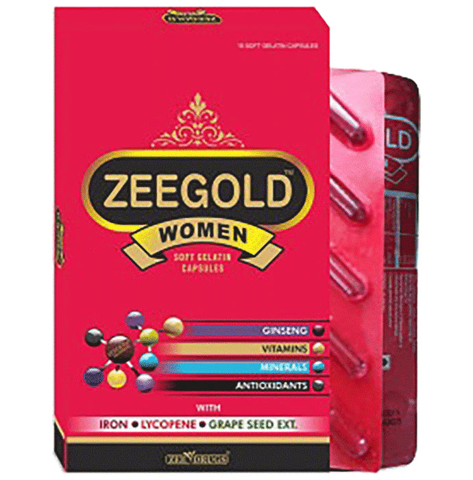 Zee Laboratories Zee Gold Women Soft Gelatin Capsule - Classic Derma