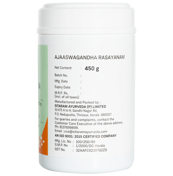Sitaram Ayurveda Aja Aswagandha Rasayanam