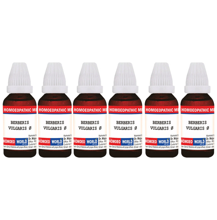 Dr. Majumder Homeo World Berberis Vulgaris Mother Tincture (30ml Each) - Classic Derma