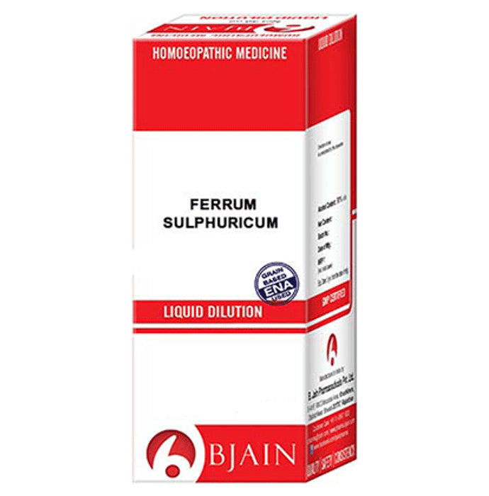 Bjain Ferrum Sulphuricum Dilution 6 CH - Classic Derma