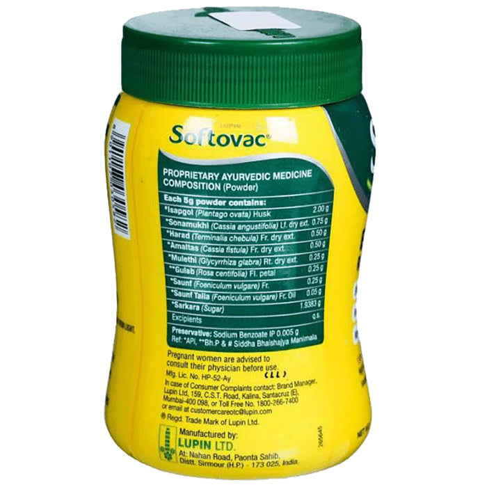 Softovac Bowel Regulator Powder with Dabur Honey 20gm Free