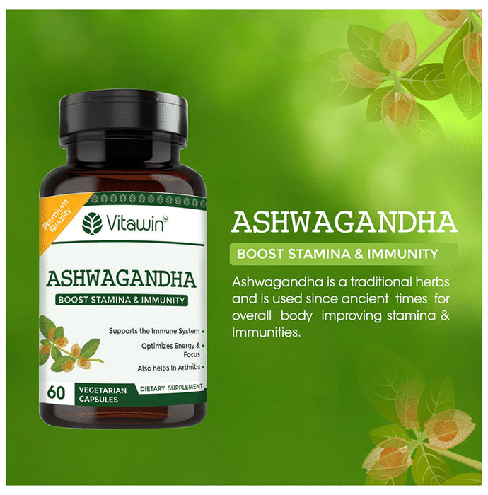 Vitawin Ashwagandha Vegetarian Capsule