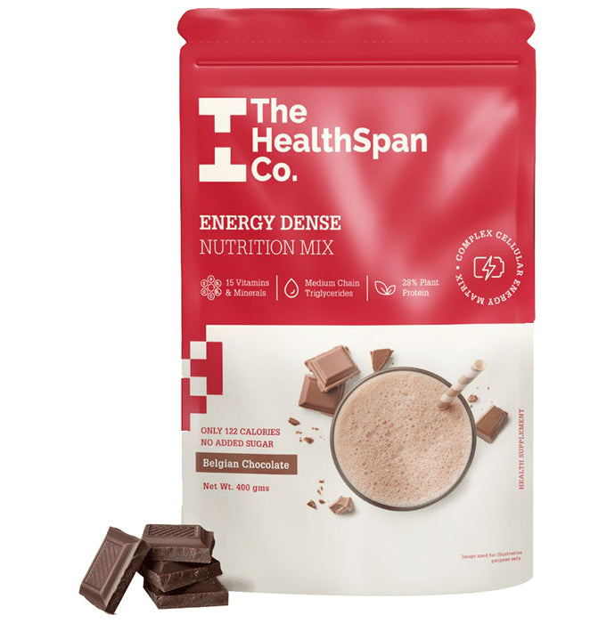 The Healthspan Co. Energy Dense Powder Belgian Chocolate - Classic Derma