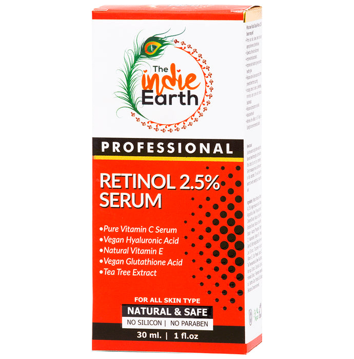 The Indie Earth Professional Retinol 2.5% Serum - Classic Derma