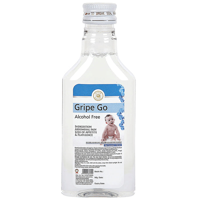 Surya Herbal Alcohol Free Gripe Go (150ml Each)