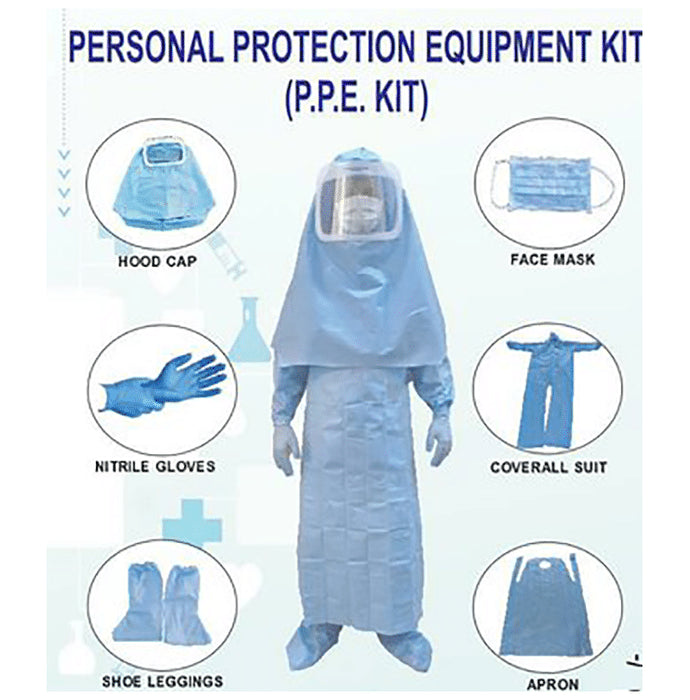 Isha Surgical Dhatri Personal Protection Equipment (.P.P.E) Kit Free Size - Classic Derma
