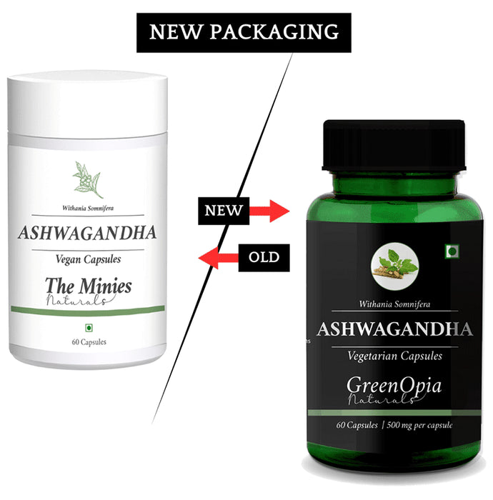 The Minies Naturals Ashwagandha Vegan Capsule