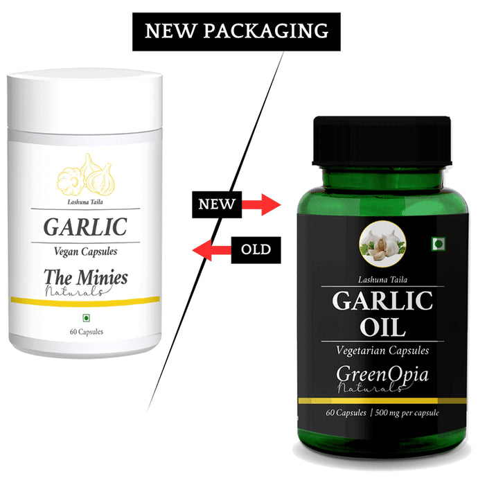 The Minies Naturals Garlic Vegan Capsule