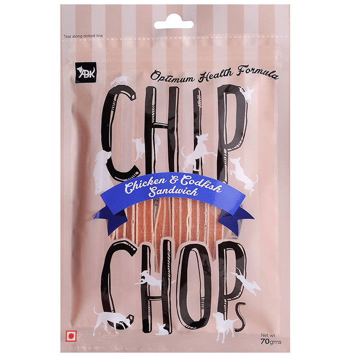 Chip Chops Chicken & Codfish Sandwich (70gm Each) - Classic Derma