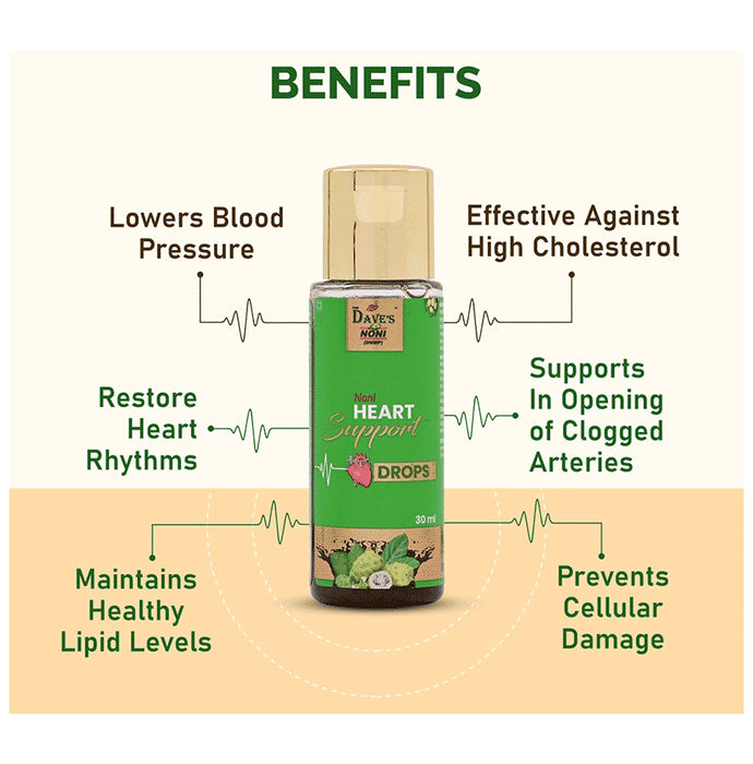 The Dave's Noni Heart Support Drops (30ml Each)