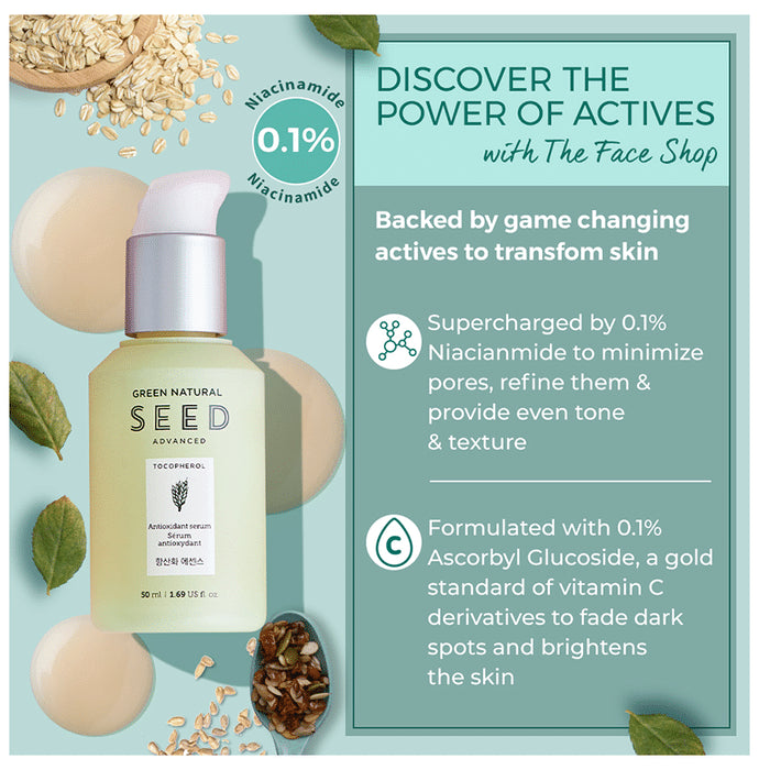 The Face Shop Green Natural Seed Advanced Antioxidant Serum